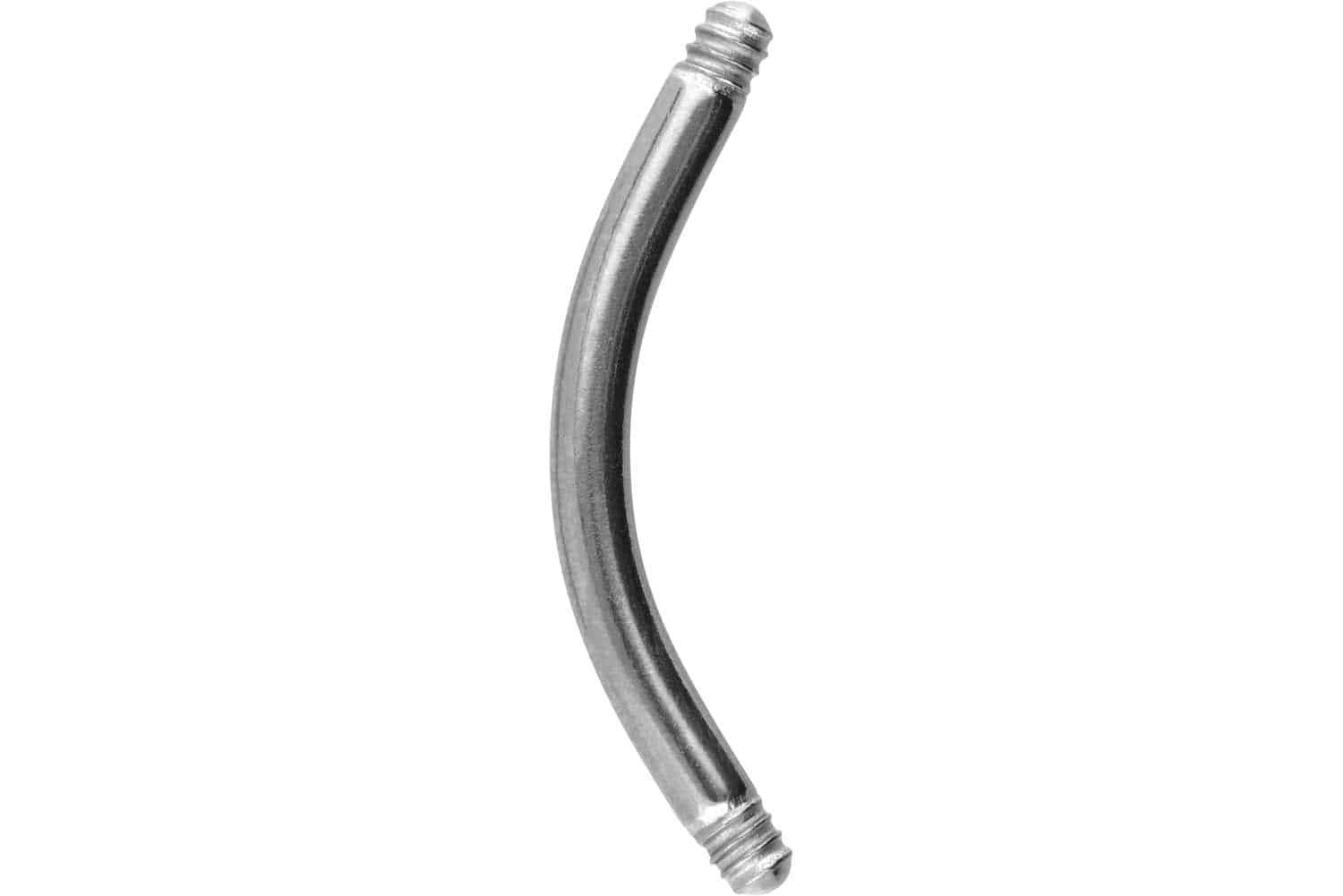 Chirurgenstahl Piercing Banane ohne Kugeln